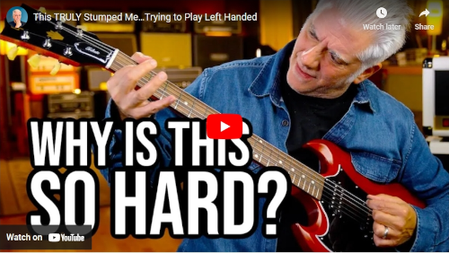 Rick Beato Tries to Learn Left-Handed Guitar